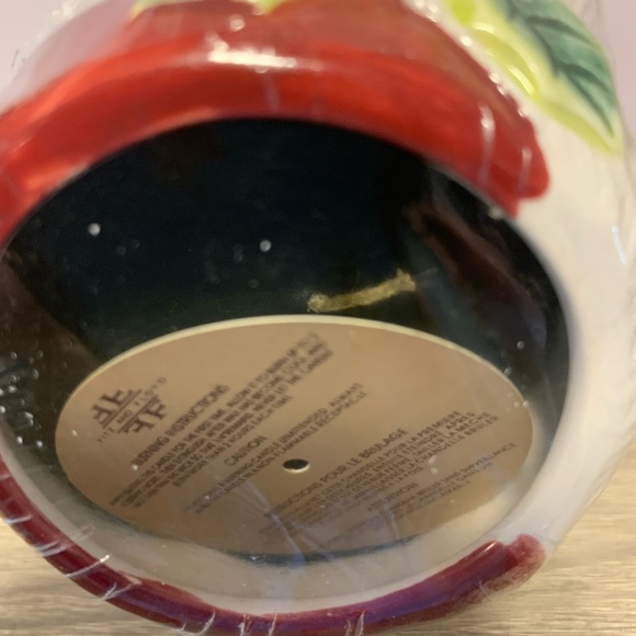 NEW Fitz & Floyd Essentials Ceramic Jolly St. Nick w/Candle - Picture 6 of 7